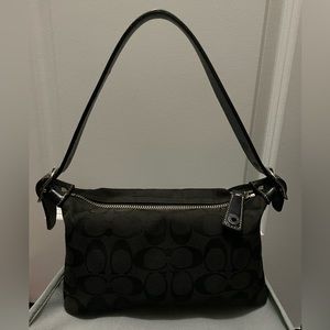 Small black Coach purse